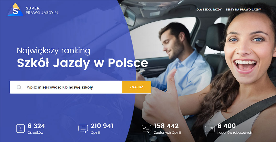 Prawo jazdy Łódź - Ranking 150 szkół jazdy w Łodzi