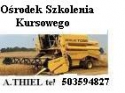 OŚRODEK SZKOLENIA KURSOWEGO A. THIEL Nietążkowo